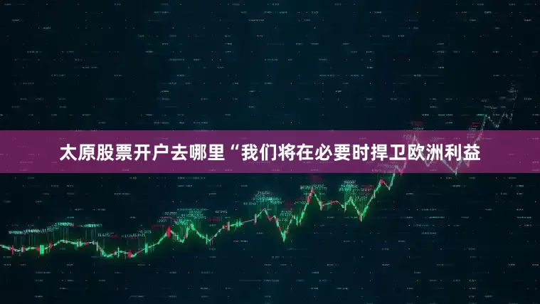 太原股票开户去哪里“我们将在必要时捍卫欧洲利益