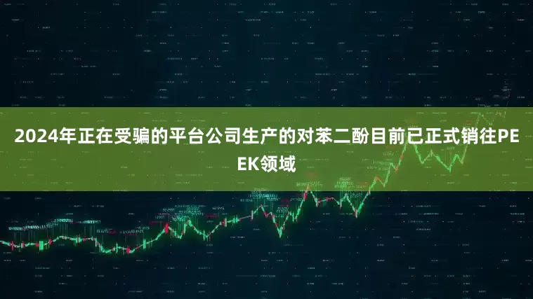 2024年正在受骗的平台公司生产的对苯二酚目前已正式销往PEEK领域