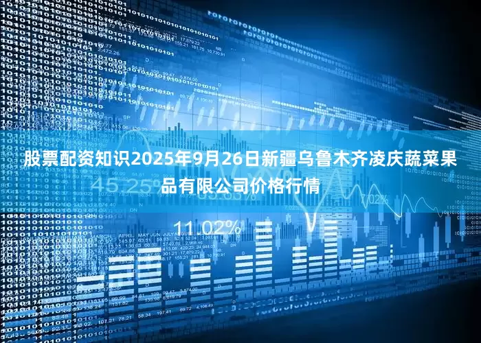 股票配资知识2025年9月26日新疆乌鲁木齐凌庆蔬菜果品有限公司价格行情